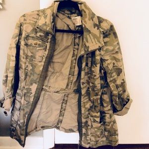 Camo utility jacket